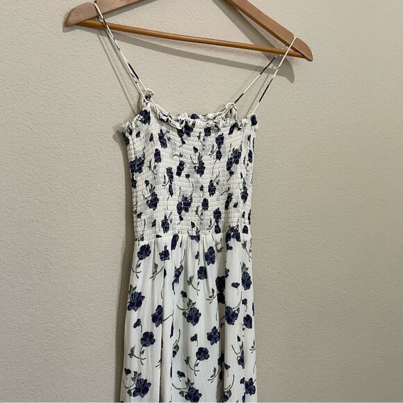 Reformation Sable Dress Blueberries - Picture 3 of 7